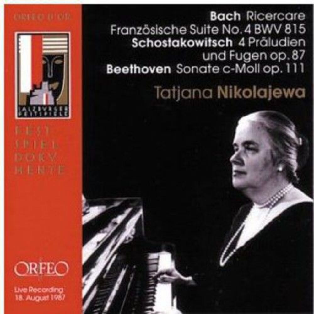 Tatiana Nikolayeva - Ricercare a 3 Voci / Prelude & Fugues / Piano Stas